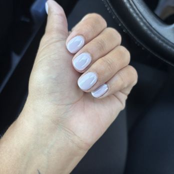 LA Nails - DND Gel Shade 975 Clear Chrome natural Nail - Nail Salons Near Me - Temple Terrace, Florida LA Nails - DND Gel Shade 975 Clear Chrome natural Nail - Nail Salons Near Me - Temple Terrace, Florida