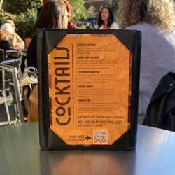 The Duplex - Cocktail menu