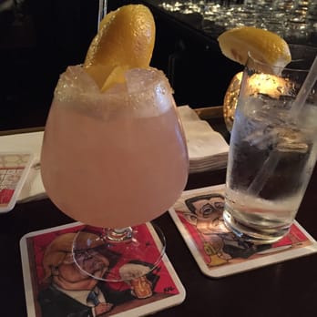 Off The Record - The Washingtonian over a Trump coaster and a Paul Ryan coaster under water - Bars Near Me - Washington, DC, District of Columbia