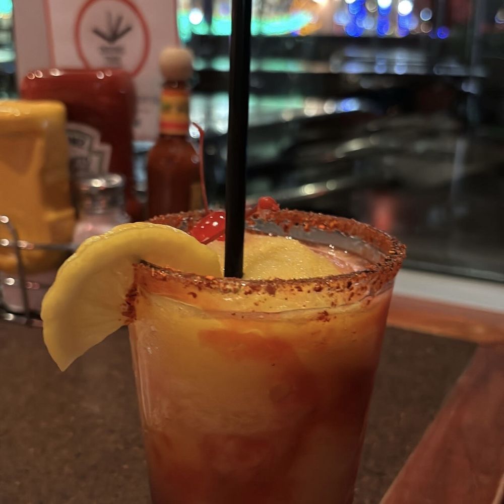 Fire + Ice - Frozen Strawberry Mango Margarita - New American Near Me - Anaheim, California Fire + Ice - Frozen Strawberry Mango Margarita - New American Near Me - Anaheim, California