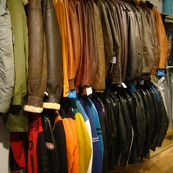 House of Vintage - Leather, shearling, varsity, military, bomber jackets