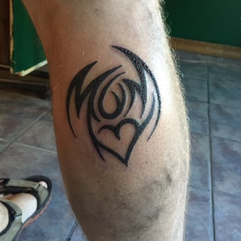 Sailor's Luck Tattoo - Tribal "MOM" tattoo by Jeremy Shock - Tattoo Near Me - Eureka Springs, Arkansas Sailor's Luck Tattoo - Tribal "MOM" tattoo by Jeremy Shock - Tattoo Near Me - Eureka Springs, Arkansas