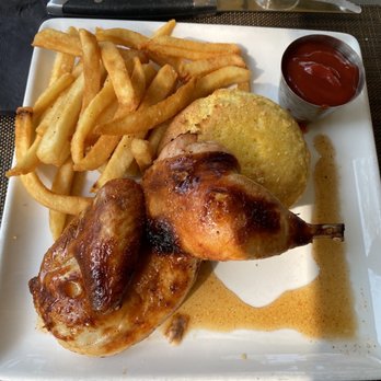 Roadside B&G - Hot Honey Half Chicken and cornbread - New American Near Me - Bloomfield Township, Michigan Roadside B&G - Hot Honey Half Chicken and cornbread - New American Near Me - Bloomfield Township, Michigan