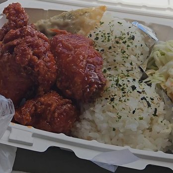 bb.q Chicken Kahala - Wing Of Fire Mini Plate - Chicken Wings Near Me - Honolulu, Hawaii