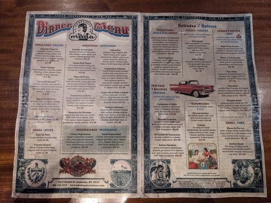 Menu photo 2 La Bodeguita de Mima Louisville, KY