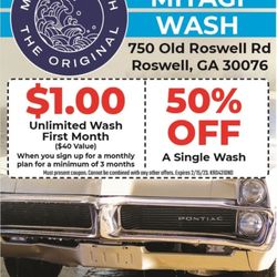 Miyagi-Wash - Offer on the back of the Kroger reciepts.