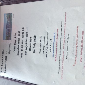 Dock House Restaurant - Menu - Seafood Near Me - Beaufort, North Carolina