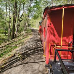 WK&S Railroad - In the open car on the way to Wanamaker.