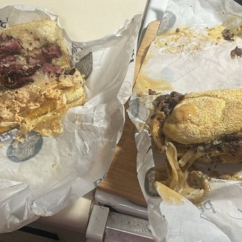 EARL Kaimuki - Reuben Not On Rye, left, Philly Steak and Cheese, right. - Sandwiches Near Me - Honolulu, Hawaii EARL Kaimuki - Reuben Not On Rye, left, Philly Steak and Cheese, right. - Sandwiches Near Me - Honolulu, Hawaii