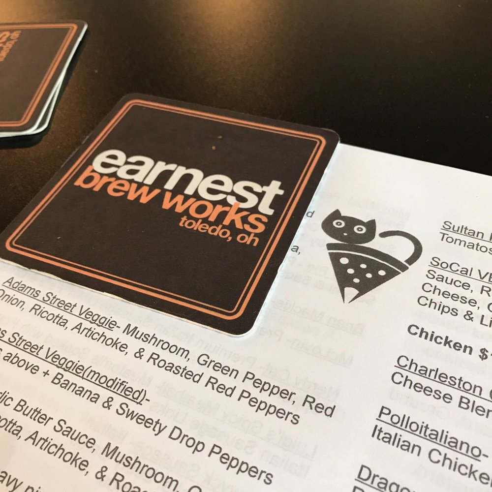 Earnest Brew Works - Look what the PizzaCat just dragged into earnest brew works.  Thur&Sat, 6 to close.  This is a good thing. - Breweries Near Me - Toledo, Ohio