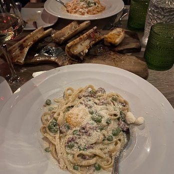 Barbusa - Carbonara Con Piselli - Italian Near Me - San Diego, California Barbusa - Carbonara Con Piselli - Italian Near Me - San Diego, California