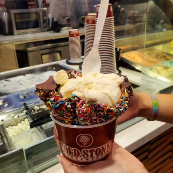 Cold Stone Creamery - Sweet cream in a sprinkle, waffle bowl - Ice Cream & Frozen Yogurt Near Me - Orlando, Florida