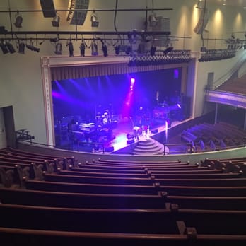 Ryman Auditorium - View of the stage from the tour route. - Music Venues Near Me - Nashville, Tennessee