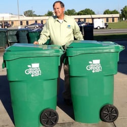 Always Green Recycling - Cliff Roberts, owner and our totes!