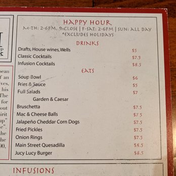 The Forum - Happy Hour menu. - Pubs Near Me - Puyallup, Washington