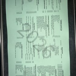 Yuan-Yuan Restaurant - New menu