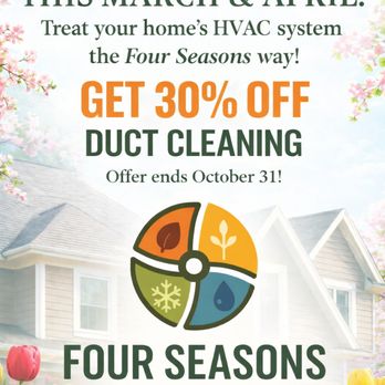 Four Seasons Duct Cleaning - Heating & Air Conditioning/HVAC Near Me Four Seasons Duct Cleaning - Heating & Air Conditioning/HVAC Near Me