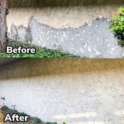 Southern California Painter - Stucco Repair Job.
