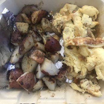 Dimond Cafe - Over cooked eggs and potatoes - Burgers Near Me - Oakland, California