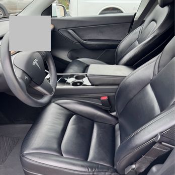 LusterFinish Mobile Auto Detailing - Front Seats (blocked screen for privacy) - Auto Detailing Near Me