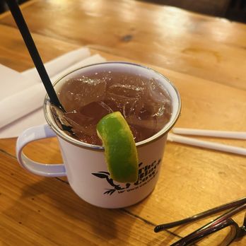The Black Cow - Strawberry basil mule - American Near Me - Columbus, Georgia The Black Cow - Strawberry basil mule - American Near Me - Columbus, Georgia