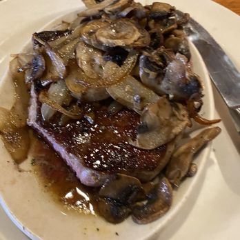 Jakers Bar and Grill - Ribeye with mushrooms and onions. - Bars Near Me - Great Falls, Montana Jakers Bar and Grill - Ribeye with mushrooms and onions. - Bars Near Me - Great Falls, Montana