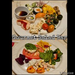 Churrascaria Plataforma - I had 2 plates of goodies from the salad bar!
