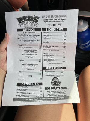 Menu photo 2 Red's Root Beer! Paw Paw, MI Menu photo 2 Red's Root Beer! Paw Paw, MI