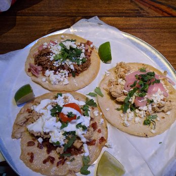 Pan Filo's - Cuban pig (Cuban taco) Chica (chicken taco) The goat (chicken taco with goat cheese) - Cocktail Bars Near Me - Clearwater Beach, Florida