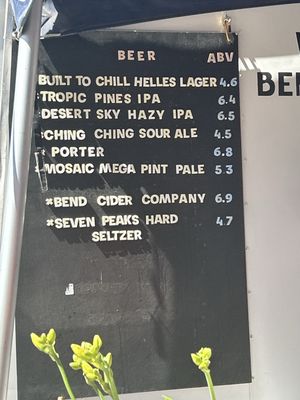 Menu photo 2 Bend Brewing Company Bend, OR