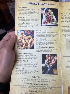 Menu photo 7 Park Lane Tavern Fredericksburg, VA