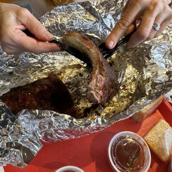 Smoker's BBQ Pit - Baby Back Ribs - Uffff!! Hope that describes it! Delicious..... - Barbeque Near Me - Ocean City, Maryland