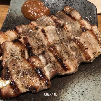 Kiraku - Black Pork Belly Skewer $4.50/skewer - Tapas/Small Plates Near Me - Berkeley, California