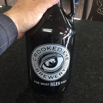 Crooked Eye Brewery - My empty growler of IPA. - Breweries Near Me - Hatboro, Pennsylvania Crooked Eye Brewery - My empty growler of IPA. - Breweries Near Me - Hatboro, Pennsylvania
