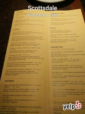 Menu photo 7 Marketplace Cafe at Nordstrom Scottsdale, AZ
