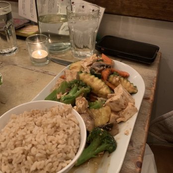 Red Bamboo - Tofu Teriyaki Vegetable Stir Fry - GF - Vegetarian Near Me - New York, New York Red Bamboo - Tofu Teriyaki Vegetable Stir Fry - GF - Vegetarian Near Me - New York, New York