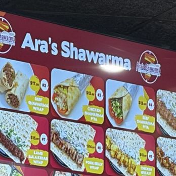 Ara's Shawarma - Foil wrap - Mediterranean Near Me - Encino, California