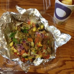 Pescado's Burritos - This was just half of my bowl. Lot's of healthy food for under ten bucks
