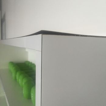 Trimtastic - Peeling like this all over the studio. This was the section hey "fixed" - General Contractors Near Me
