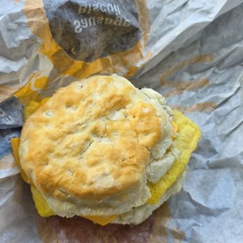 McDonald's - sausage egg and cheese biscuit - Fast Food Near Me - Fort Pierce, Florida