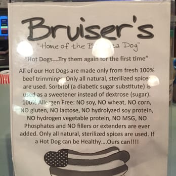 Bruiser's - All natural! - Hot Dogs Near Me - Slidell, Louisiana