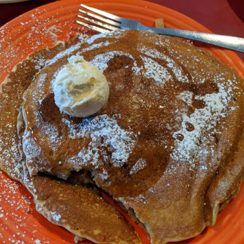 Rick's Restaurant - Blueberry pancakes ( with a bite taken out of them ) - American Near Me - York, Maine Rick's Restaurant - Blueberry pancakes ( with a bite taken out of them ) - American Near Me - York, Maine