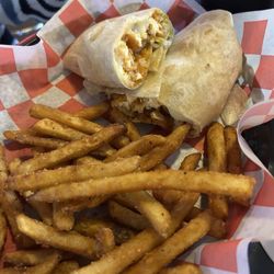The Clubhouse - Buffalo chicken wrap