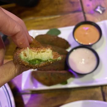 Queens Bully - Inside of the fried avocado. - Gastropubs Near Me - Forest Hills, New York Queens Bully - Inside of the fried avocado. - Gastropubs Near Me - Forest Hills, New York
