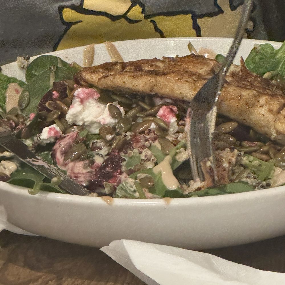 Sweet Grass Dairy - Salad with chicken - Cheese Shops Near Me - Thomasville, Georgia