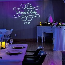 Play That One Dj - The Todd House in Tabor City, NC. Bride requested monogram and we found the
Perfect spot.