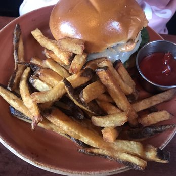 Brookland's Finest - Veggie sandwich and fries - New American Near Me - Washington, DC, District of Columbia Brookland's Finest - Veggie sandwich and fries - New American Near Me - Washington, DC, District of Columbia