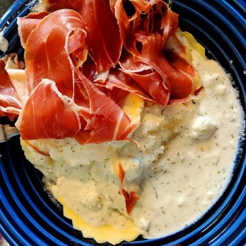 BJ's Wholesale Club - BJ's, Oaks -- Italian ham (@BJ's) + Wellsley Farms Organic Ravioli, w/ homemade goat cheese dill pickle juice sauce (Claussen pickles @BJ's) - Electronics Near Me - Oaks, Pennsylvania