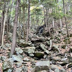Dry waterfall