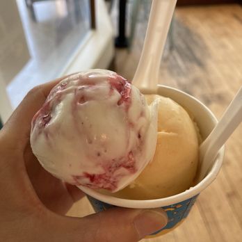 Wanderlust Creamery - lychee & hibiscus berry rose jam, lilikoi li hing pineapple - Ice Cream & Frozen Yogurt Near Me - Pasadena, California Wanderlust Creamery - lychee & hibiscus berry rose jam, lilikoi li hing pineapple - Ice Cream & Frozen Yogurt Near Me - Pasadena, California